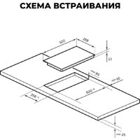 Варочная панель LEX EVH 3020B BL - Превью изображения №3 — Интернет-магазин ПроЗаказ