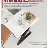 Стол Домус Гранд 12.016.401.02 (белый/металл черный) - Превью изображения №4 — Интернет-магазин ПроЗаказ