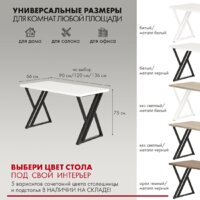 Стол Домус Гранд 12.016.401.02 (белый/металл черный) - Превью изображения №7 — Интернет-магазин ПроЗаказ