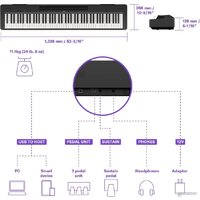 Цифровое пианино Yamaha P-145BT - Превью изображения №6 — Интернет-магазин ПроЗаказ