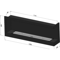 Биокамин SimpleFire Corner 1200 R - Превью изображения №5 — Интернет-магазин ПроЗаказ