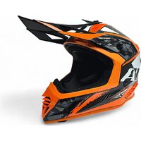 Мотошлем AIM RH855 Carbon Terrain RH855T-DBO-M (M, черный/оранжевый) - Превью изображения №2 — Интернет-магазин ПроЗаказ