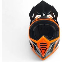 Мотошлем AIM RH855 Carbon Terrain RH855T-DBO-M (M, черный/оранжевый) - Превью изображения №6 — Интернет-магазин ПроЗаказ