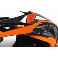 Мотошлем AIM RH855 Carbon Terrain RH855T-DBO-M (M, черный/оранжевый) - Превью изображения №8 — Интернет-магазин ПроЗаказ
