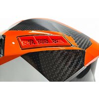 Мотошлем AIM RH855 Carbon Terrain RH855T-DBO-M (M, черный/оранжевый) - Превью изображения №10 — Интернет-магазин ПроЗаказ