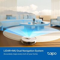 Робот-пылесос TP-Link Tapo RV30 Max (белый) - Превью изображения №11 — Интернет-магазин ПроЗаказ