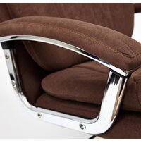 Офисное кресло TetChair Softy LUX (флок, коричневый) - Превью изображения №10 — Интернет-магазин ПроЗаказ