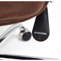 Офисное кресло TetChair Softy LUX (флок, коричневый) - Превью изображения №14 — Интернет-магазин ПроЗаказ