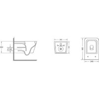 Унитаз подвесной Grossman GR-4404BMSQ - Превью изображения №6 — Интернет-магазин ПроЗаказ