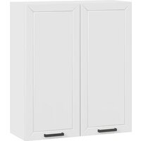 Трия Лорас 1ВВ8 с двумя дверями (белый/холст белый)