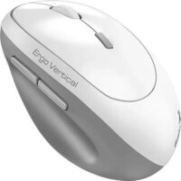 Вертикальная мышь Genius Ergo 8350S (белый/серый) - Превью изображения №2 — Интернет-магазин ПроЗаказ