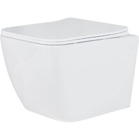 Унитаз подвесной Roxen Cube bidet в комплекте с инсталляцией StounFix Dual Fresh 6 в 1 968439 (кнопка: сатин) - Превью изображения №5 — Интернет-магазин ПроЗаказ