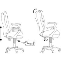 Офисное кресло Бюрократ CH-540AXSN/26-28 (черный) - Превью изображения №5 — Интернет-магазин ПроЗаказ