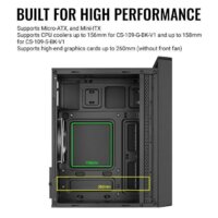 Корпус AeroCool CS-109-G-BK-v1 - Превью изображения №8 — Интернет-магазин ПроЗаказ
