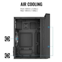 Корпус AeroCool CS-109-G-BK-v1 - Превью изображения №7 — Интернет-магазин ПроЗаказ