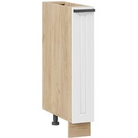 Трия Лорас 1Н15К (дуб крафт золотой/холст белый)