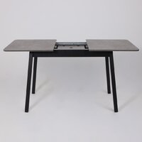 Кухонный стол Мамадома Tirk radial-110 раздвижной 110-142х70 (дымчатая керамика/черный) - Превью изображения №21 — Интернет-магазин ПроЗаказ