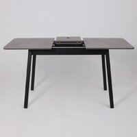 Кухонный стол Мамадома Tirk radial-110 раздвижной 110-142х70 (дымчатая керамика/черный) - Превью изображения №22 — Интернет-магазин ПроЗаказ