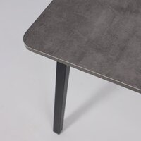 Кухонный стол Мамадома Tirk radial-110 раздвижной 110-142х70 (дымчатая керамика/черный) - Превью изображения №13 — Интернет-магазин ПроЗаказ