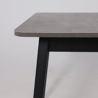 Кухонный стол Мамадома Tirk radial-110 раздвижной 110-142х70 (дымчатая керамика/черный) - Превью изображения №12 — Интернет-магазин ПроЗаказ