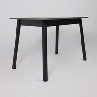 Кухонный стол Мамадома Tirk radial-110 раздвижной 110-142х70 (дымчатая керамика/черный) - Превью изображения №9 — Интернет-магазин ПроЗаказ