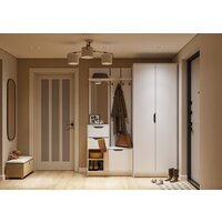 Тумба для обуви Стендмебель Руна ПР 01 (белый) - Превью изображения №3 — Интернет-магазин ПроЗаказ