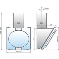 Кухонная вытяжка Elikor Графит 80Н-700-Э4Д (нержавеющая сталь/черное стекло) - Превью изображения №6 — Интернет-магазин ПроЗаказ