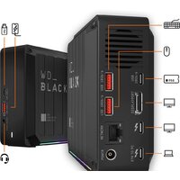 Внешний накопитель WD Black D50 Game Dock NVMe 2TB WDBA3U0020BBK - Превью изображения №4 — Интернет-магазин ПроЗаказ