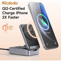 Беспроводное зарядное McDodo CH-519 22.5W USB Type-C с адаптером (черный) - Превью изображения №6 — Интернет-магазин ПроЗаказ