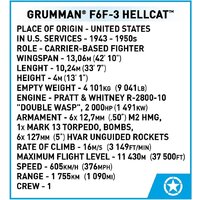 Конструктор Cobi Historical Collection WWII Grumman F6F Hellcat - Превью изображения №7 — Интернет-магазин ПроЗаказ