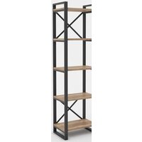 Hype Mebel Стандарт 80x170 (черный/дуб галифакс натуральный)