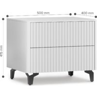 Тумба Shtabe Gross 6003 (RAL 9003/RAL 9003/черный) - Превью изображения №2 — Интернет-магазин ПроЗаказ