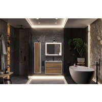  ЗОВ Тумба с умывальником Парма 70 P70LWP0MHMC1A-OL70 (белый/галифакс) - Превью изображения №4 — Интернет-магазин ПроЗаказ