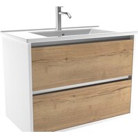 ЗОВ Тумба с умывальником Парма 70 P70LWP0MHMC1A-OL70 (белый/галифакс)