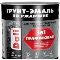 Dali Графитовая по ржавчине 3 в 1 2 л (серо-синий)