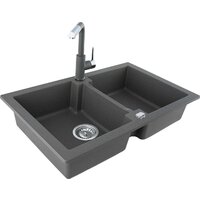 Кухонная мойка Kernau KGS A 80 2B Grey Metallic - Превью изображения №5 — Интернет-магазин ПроЗаказ