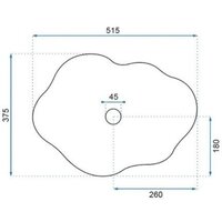 Умывальник Rea Pearl U0265 - Превью изображения №6 — Интернет-магазин ПроЗаказ