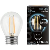 Gauss E27 5 Вт 4100K 105802205-D