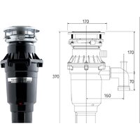 Измельчитель пищевых отходов Bone Crusher BC 810-SL - Превью изображения №3 — Интернет-магазин ПроЗаказ