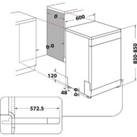 Отдельностоящая посудомоечная машина Whirlpool W2F HD624 - Превью изображения №5 — Интернет-магазин ПроЗаказ