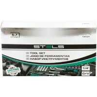 Универсальный набор инструментов Stels 14101 (57 предметов) - Превью изображения №2 — Интернет-магазин ПроЗаказ