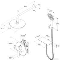 Душевая система  IDDIS Rora RORSB02M67 - Превью изображения №12 — Интернет-магазин ПроЗаказ