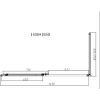 Душевой уголок Vincea Slim-N VSR-4SN8014CLGM - Превью изображения №6 — Интернет-магазин ПроЗаказ