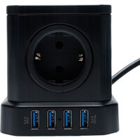 Сетевой фильтр Cablexpert TWR-5-U4-B-3 - Превью изображения №2 — Интернет-магазин ПроЗаказ