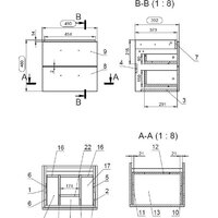  Cersanit Тумба под умывальник Lara 50 63413 - Превью изображения №7 — Интернет-магазин ПроЗаказ