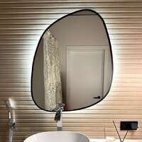 Зеркало EMZE 72x90 LED.UV.NF.72.90.CHE.SW.4K (черный УФ-окантовкой и подсветкой) - Превью изображения №3 — Интернет-магазин ПроЗаказ