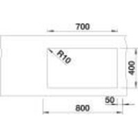 Кухонная мойка Blanco Subline 700-U Level 523461 (стальная корзина, кофе) - Превью изображения №4 — Интернет-магазин ПроЗаказ