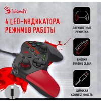 Геймпад A4Tech Bloody GP30 (черный/красный) - Превью изображения №3 — Интернет-магазин ПроЗаказ