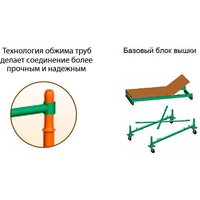 Лестница-помост Тапанар вышка-тура Спектр-12 1.2x0.7x4.7 - Превью изображения №2 — Интернет-магазин ПроЗаказ