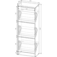Тумба для обуви Mio Tesoro Бис-3 (белый текстурный) - Превью изображения №8 — Интернет-магазин ПроЗаказ